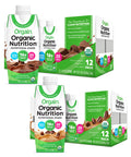 Organic Nutritional Shake Creamy Chocolate Fudge Iced Cafe Mocha 11 Fl Oz Pack of 12 V685