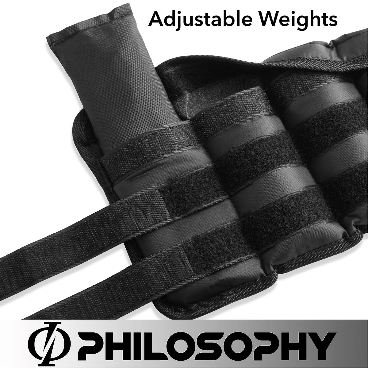 Adjustable Ankle Wrist Weights Pair with Removable Weights O829
