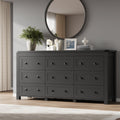 9 Drawer Wood Dresser H361