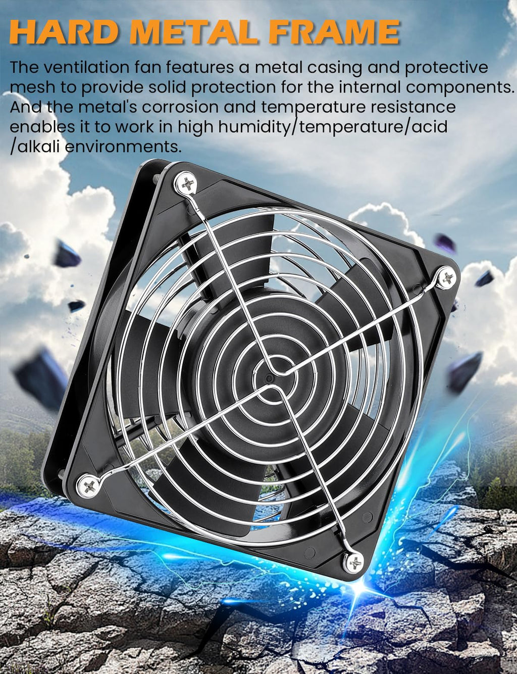 120mm x 25mm AC Ball Bearing Computer Fan C220941