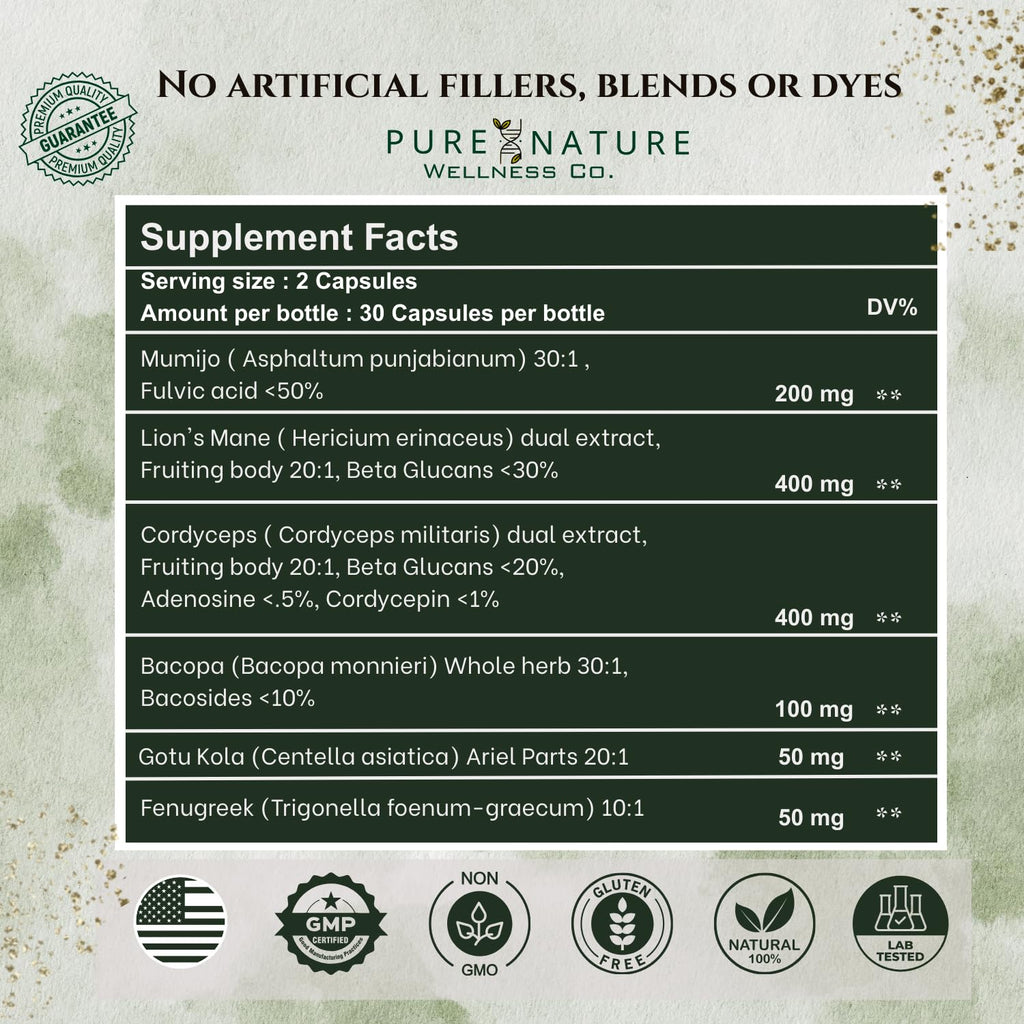 Organic Mushroom Complex Nootropic X977