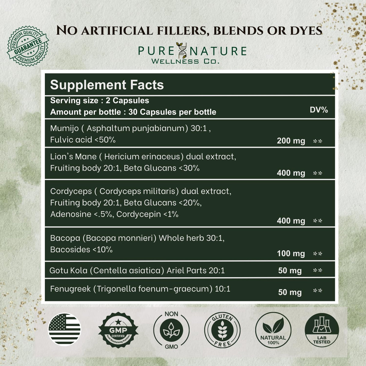 Organic Mushroom Complex Nootropic X977