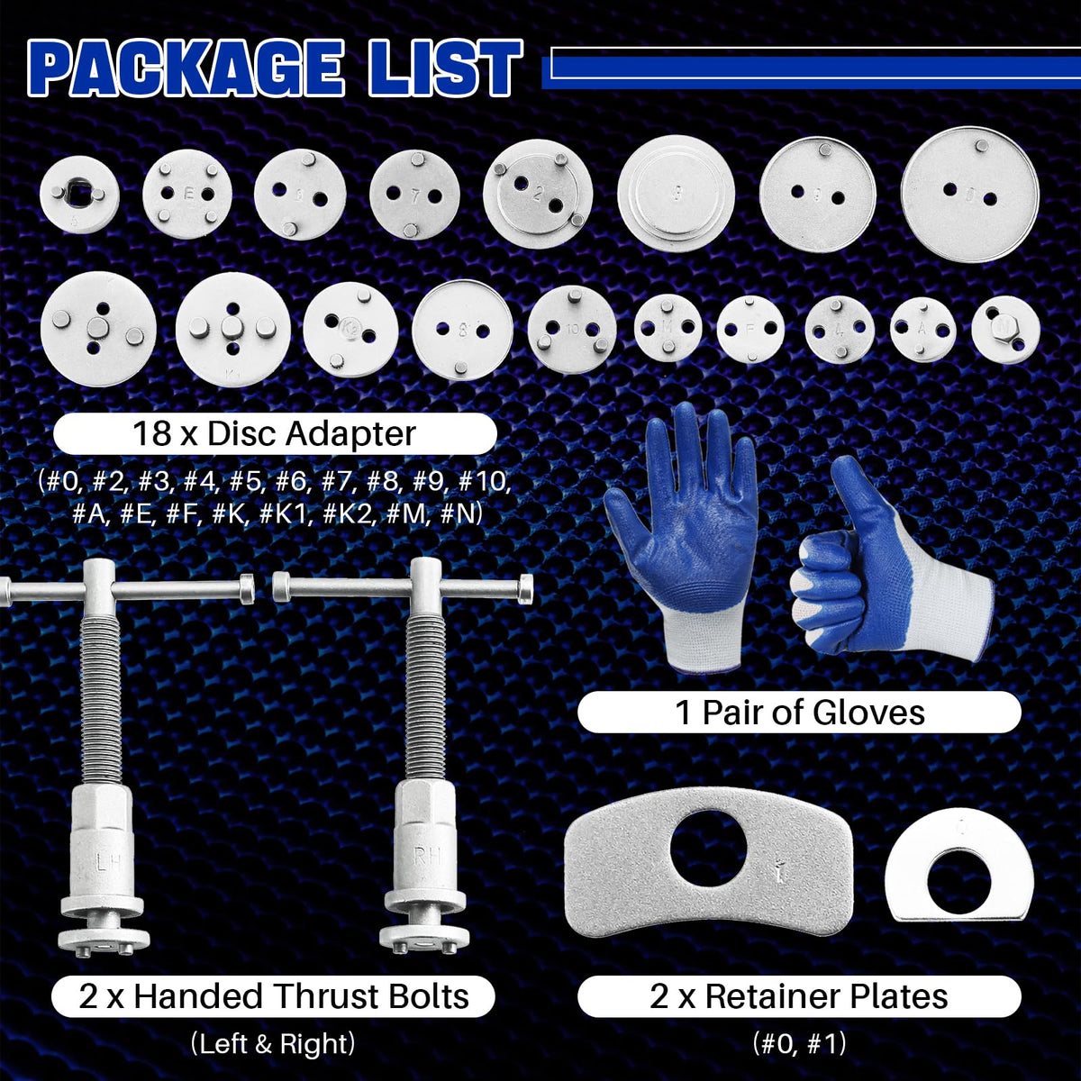 Heavy Duty Disc Brake Caliper Tool Set T381
