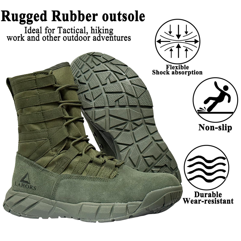 Lightweight Side Zip Tactical Boots X17301