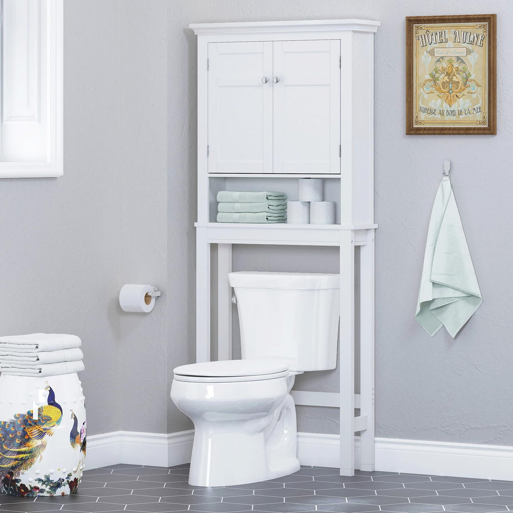 White Over The Toilet Storage Cabinet L84706