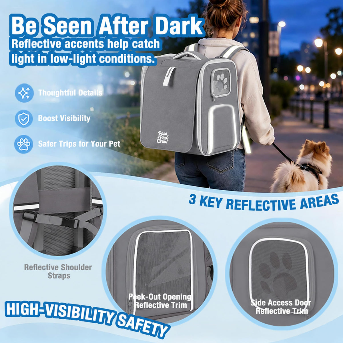 Rolling Pet Carrier Backpack H17143