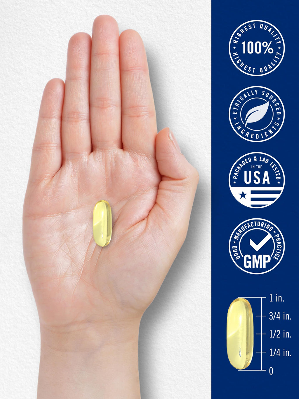 Fish Oil 3600mg 1080mg Omega 3 120 Count U573247