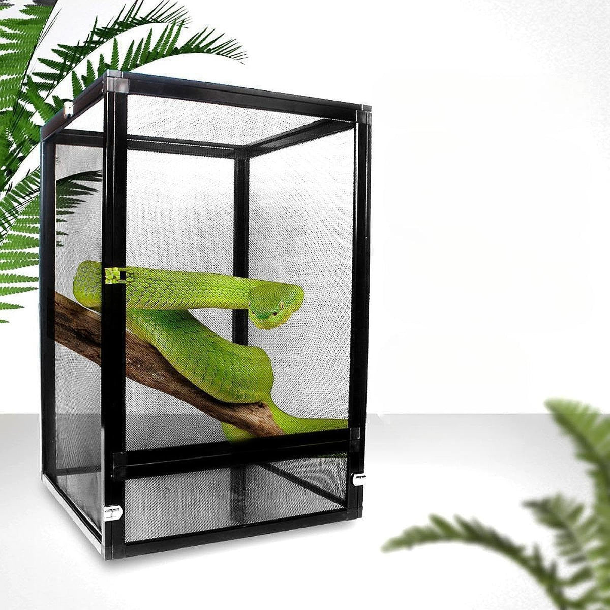 Aluminum Reptile Terrarium with Screen 45x45x80cm G8841
