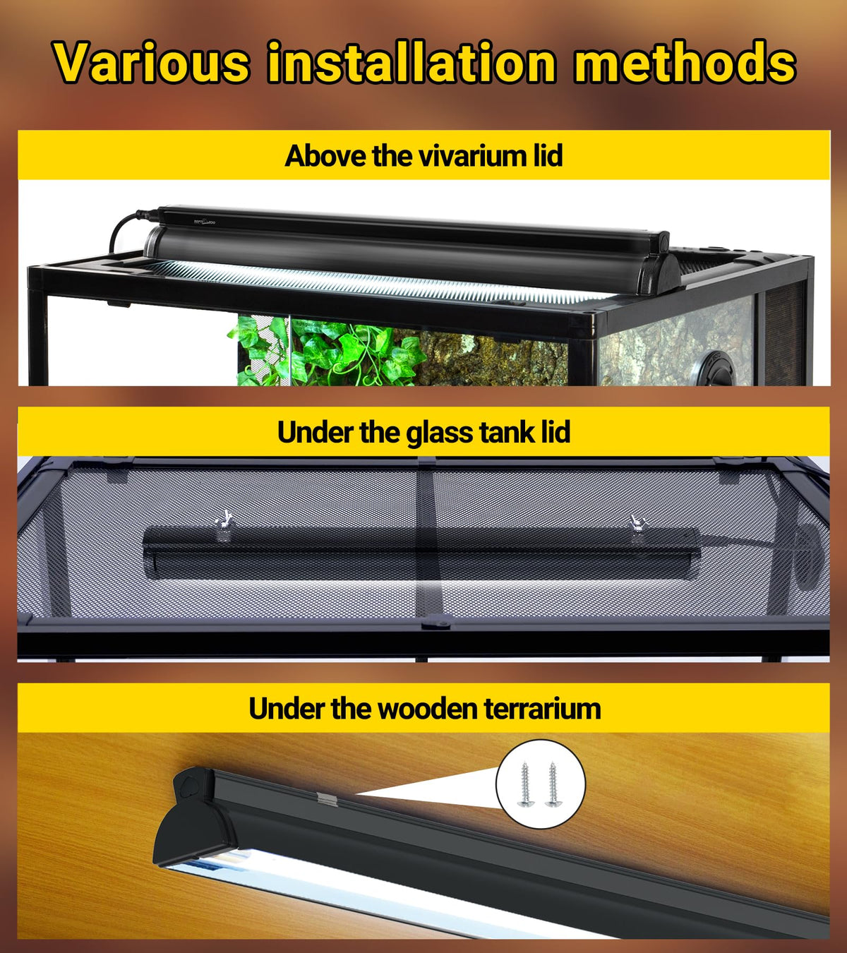 18W Reptile Lighting Combo Kit 24inch X510