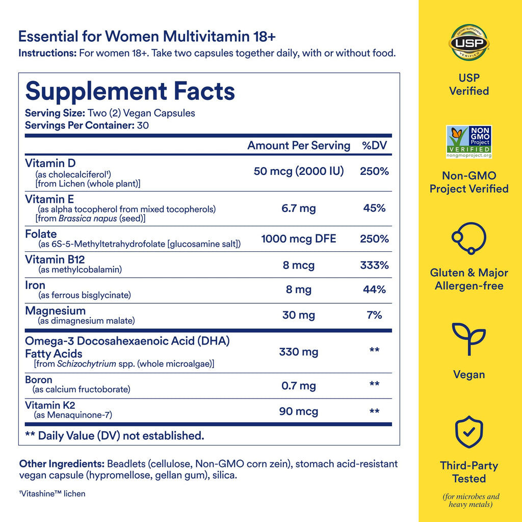 Women's 18+ Multivitamin 60 Capsules N457011