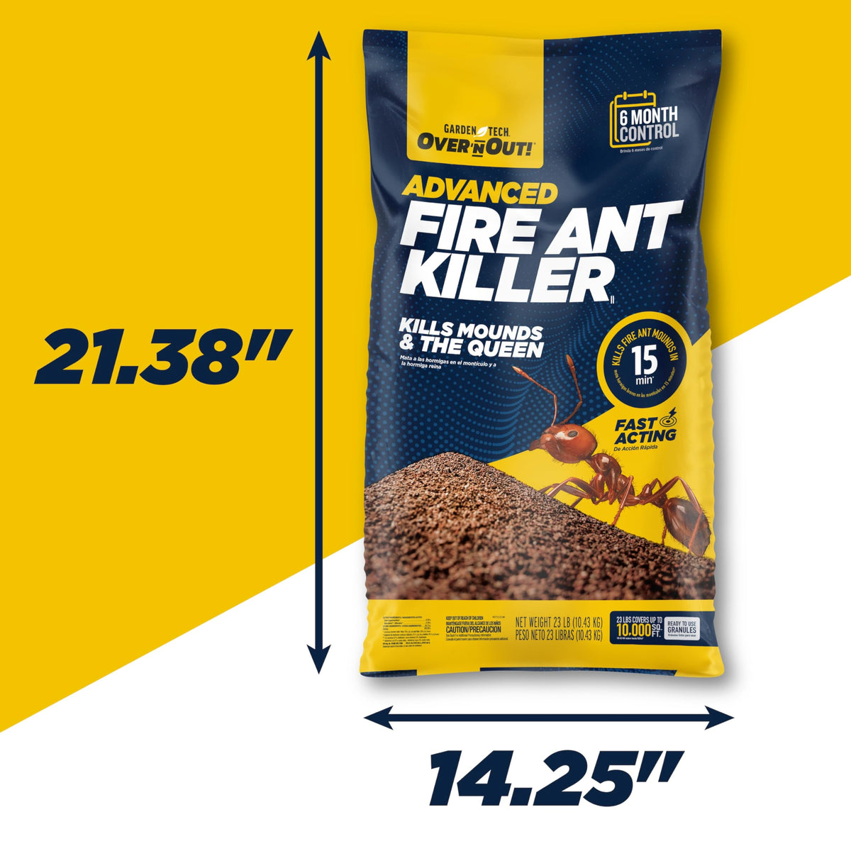 Advanced Fire Ant Killer Granules, 23lb P323