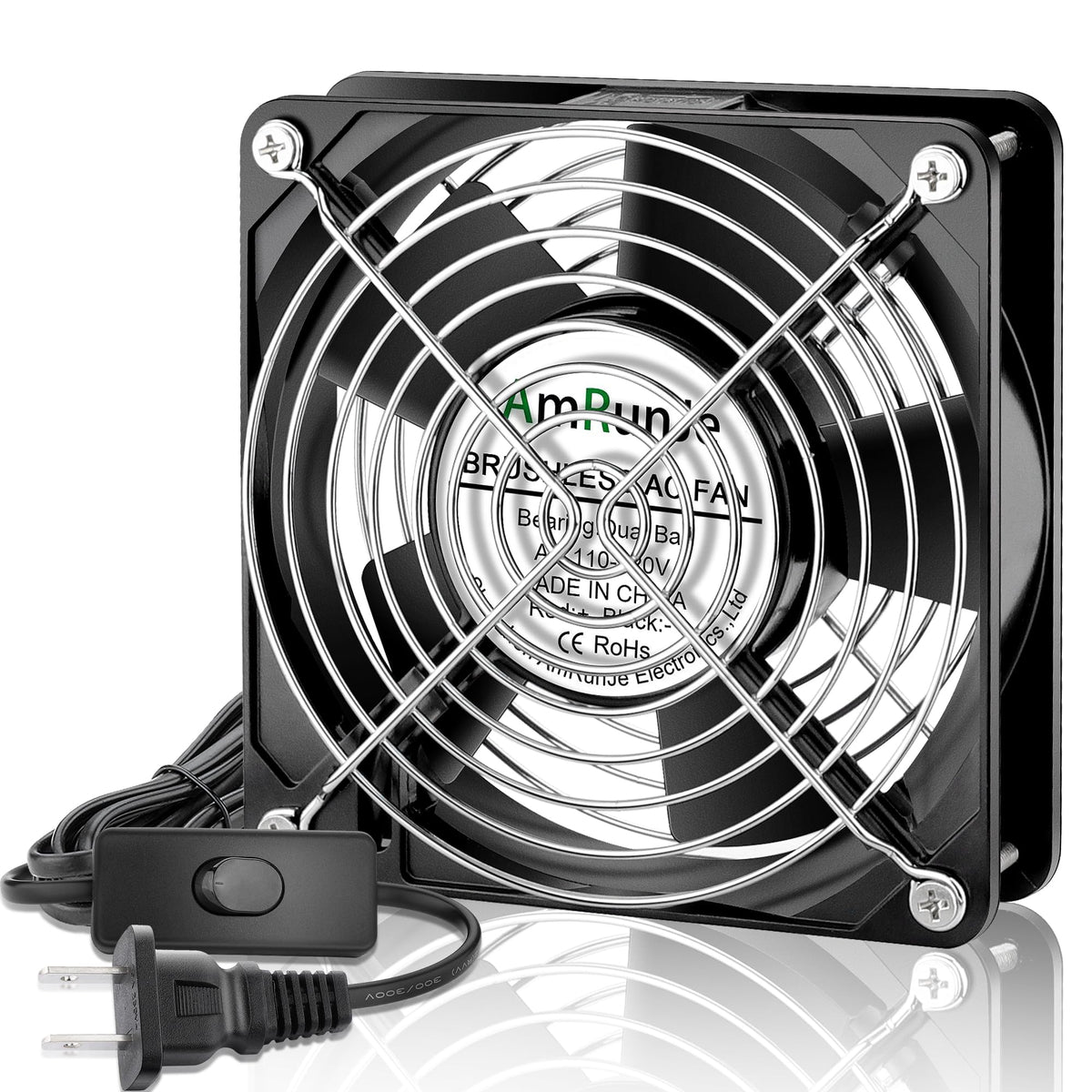 120mm x 25mm AC Ball Bearing Computer Fan C220941