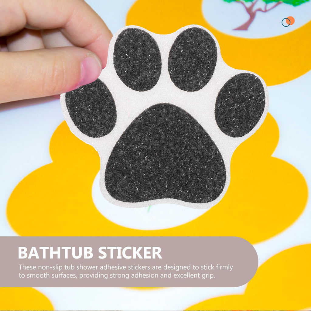 Non Slip Bathtub Stickers 10 pcs Dog Paw Decals F585