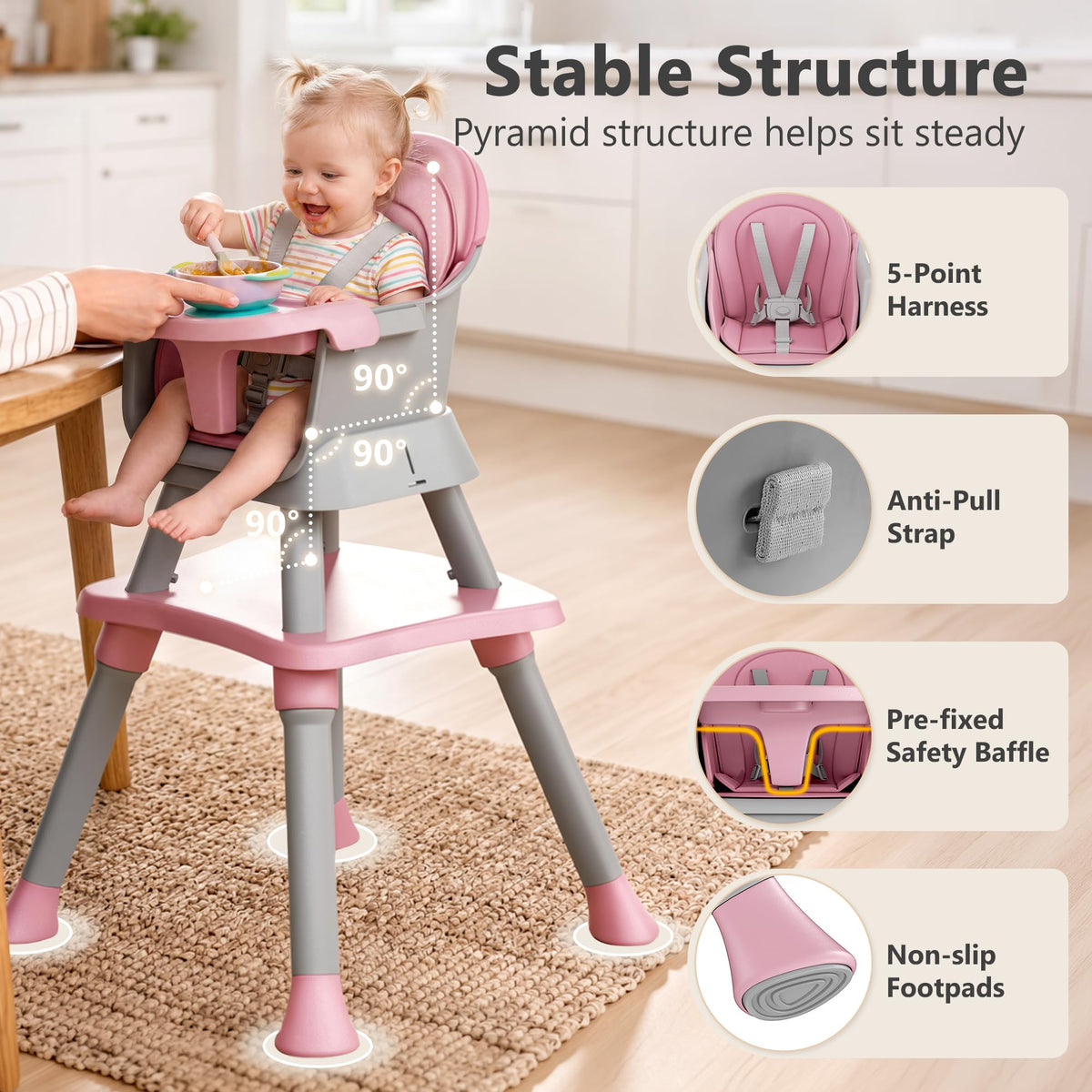 8 in 1 Baby High Chair X497250