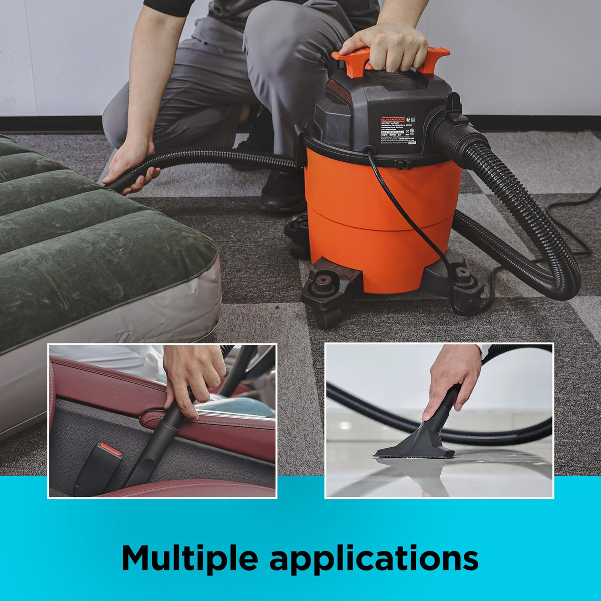 4 Gallon 3-in-1 Wet and Dry Shop Vacuum H450