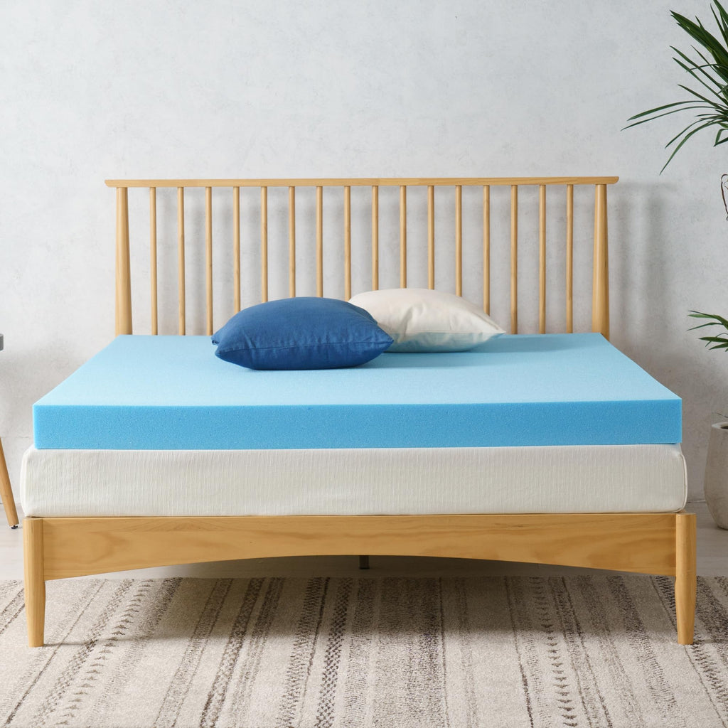 4 Inch Cooling Gel Memory Foam Mattress Topper, Twin N486958