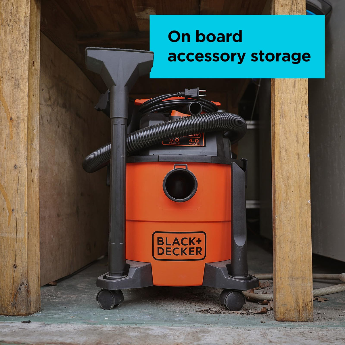4 Gallon 3-in-1 Wet and Dry Shop Vacuum H450