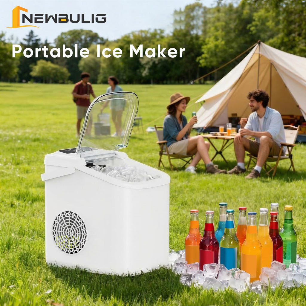 Countertop Ice Maker with Portable Handle B7748