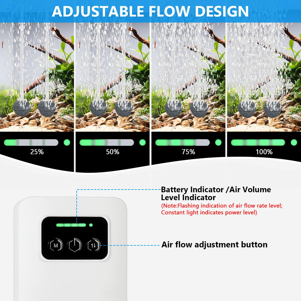 Aquarium Air Pump Magnetic Glass Cleaner Q4581