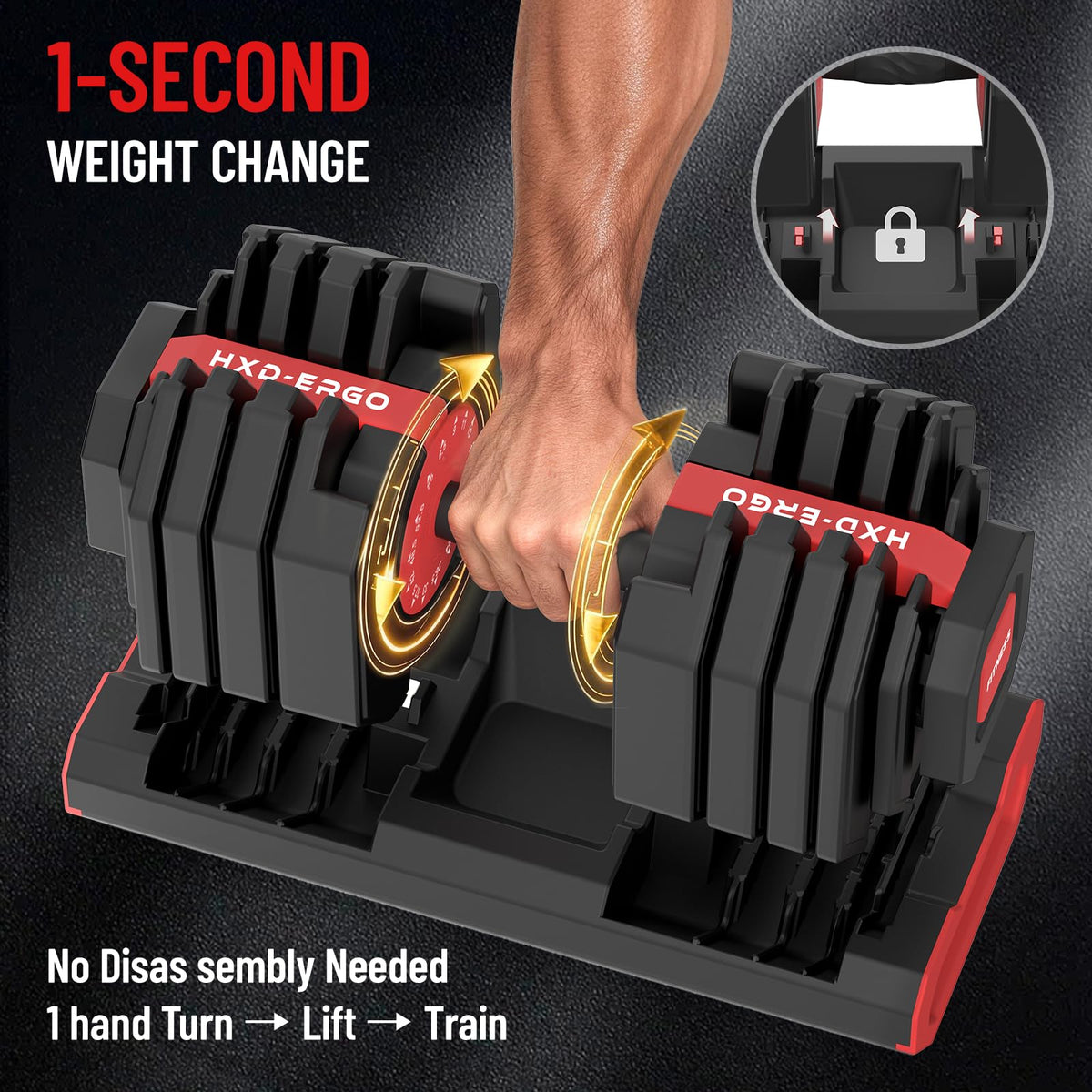 15 in 1 Adjustable Dumbbell Weight K6875
