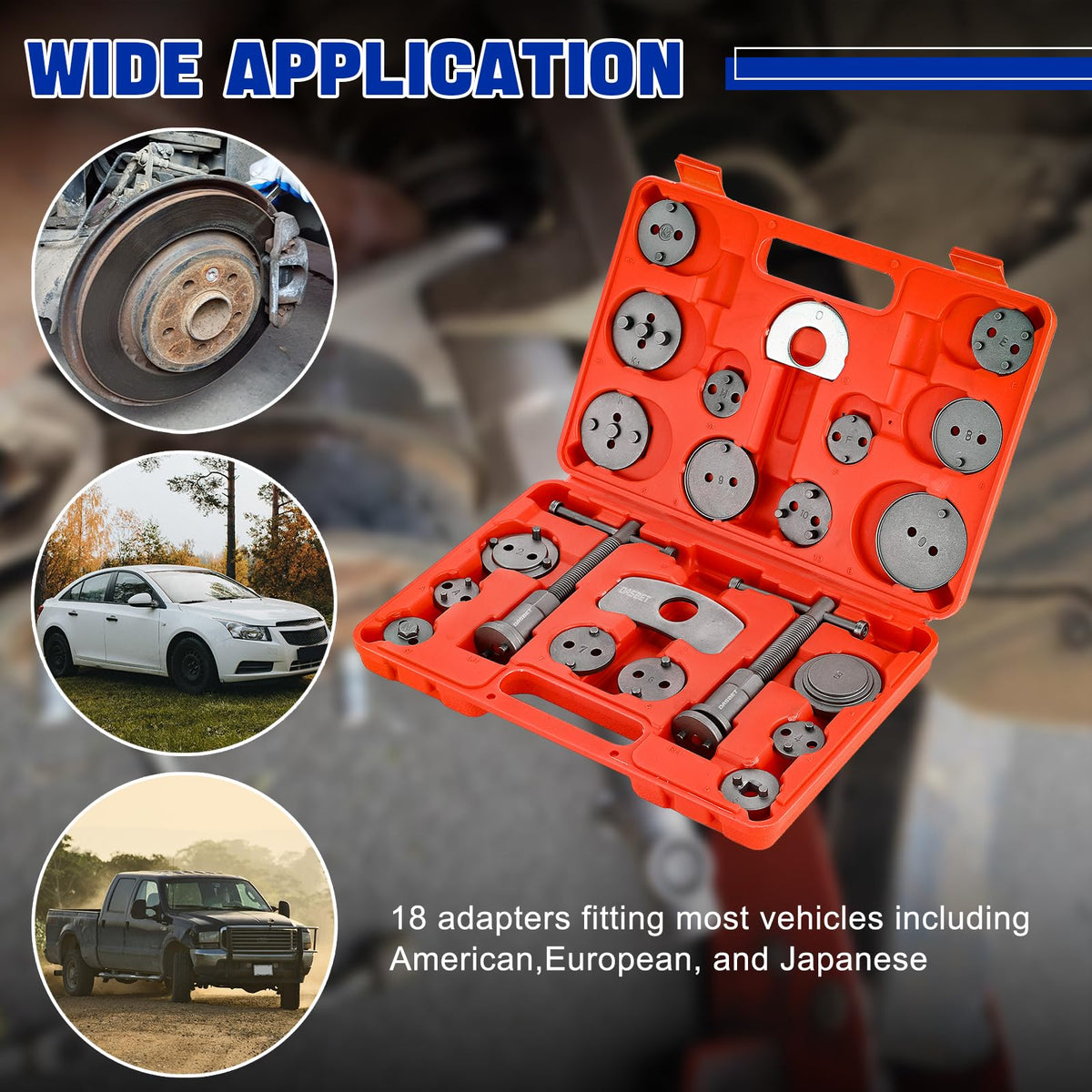 Heavy Duty Disc Brake Caliper Tool Set T381