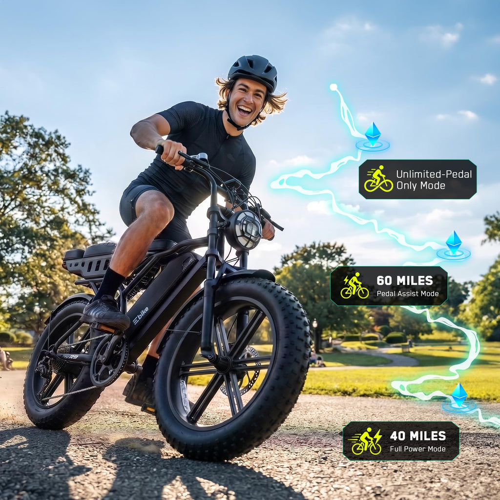 2000W Peak Motor 48V 20" x 4.0" Fat Tire Electric Bike K399078