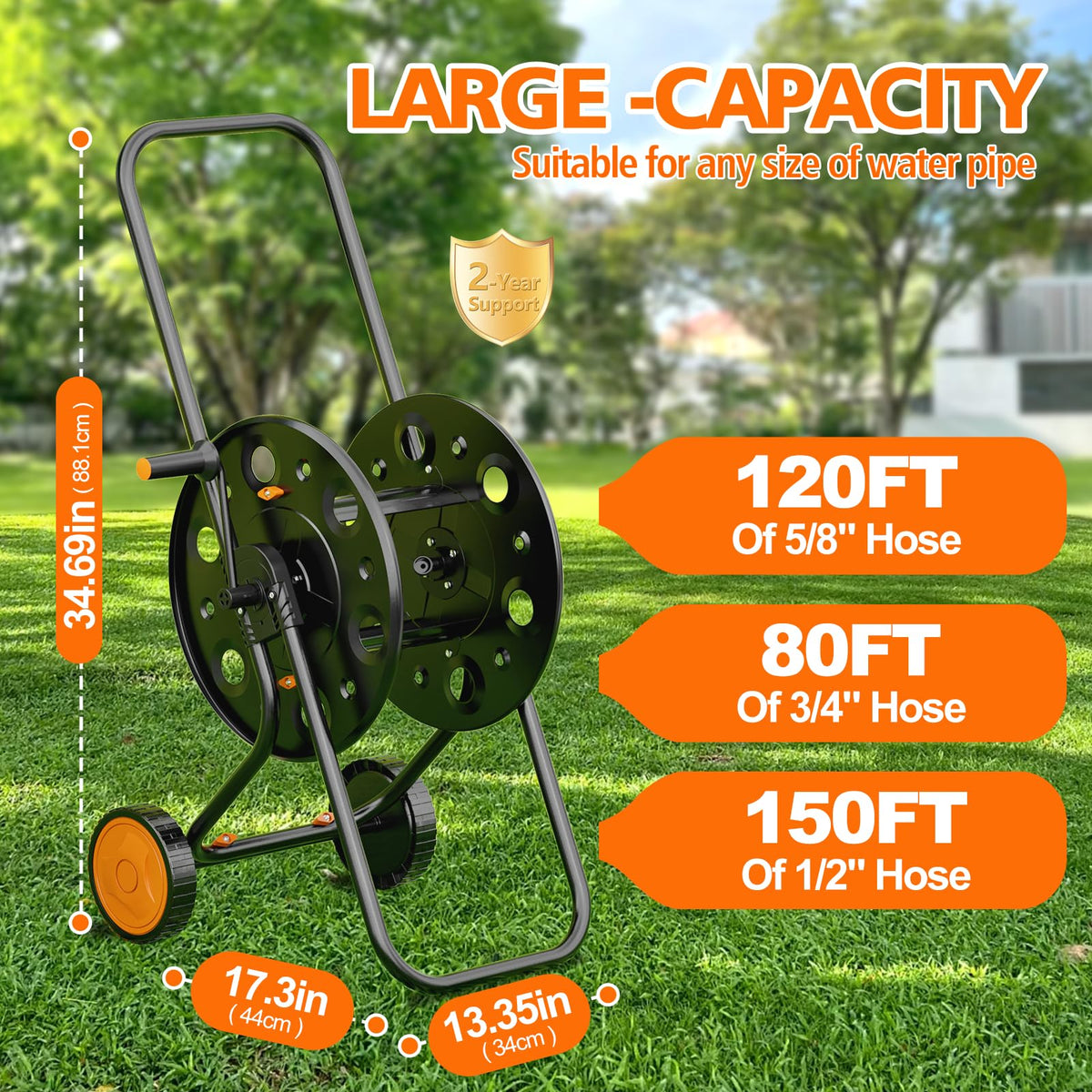 Garden Hose Reel Cart P69917