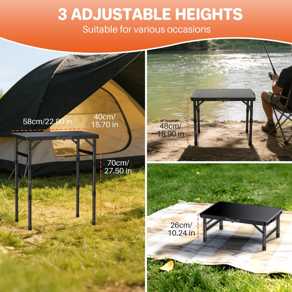 Waterproof Camping Tables with Plastic Tabletop R4776