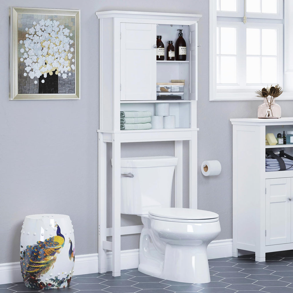 White Over The Toilet Storage Cabinet L84706