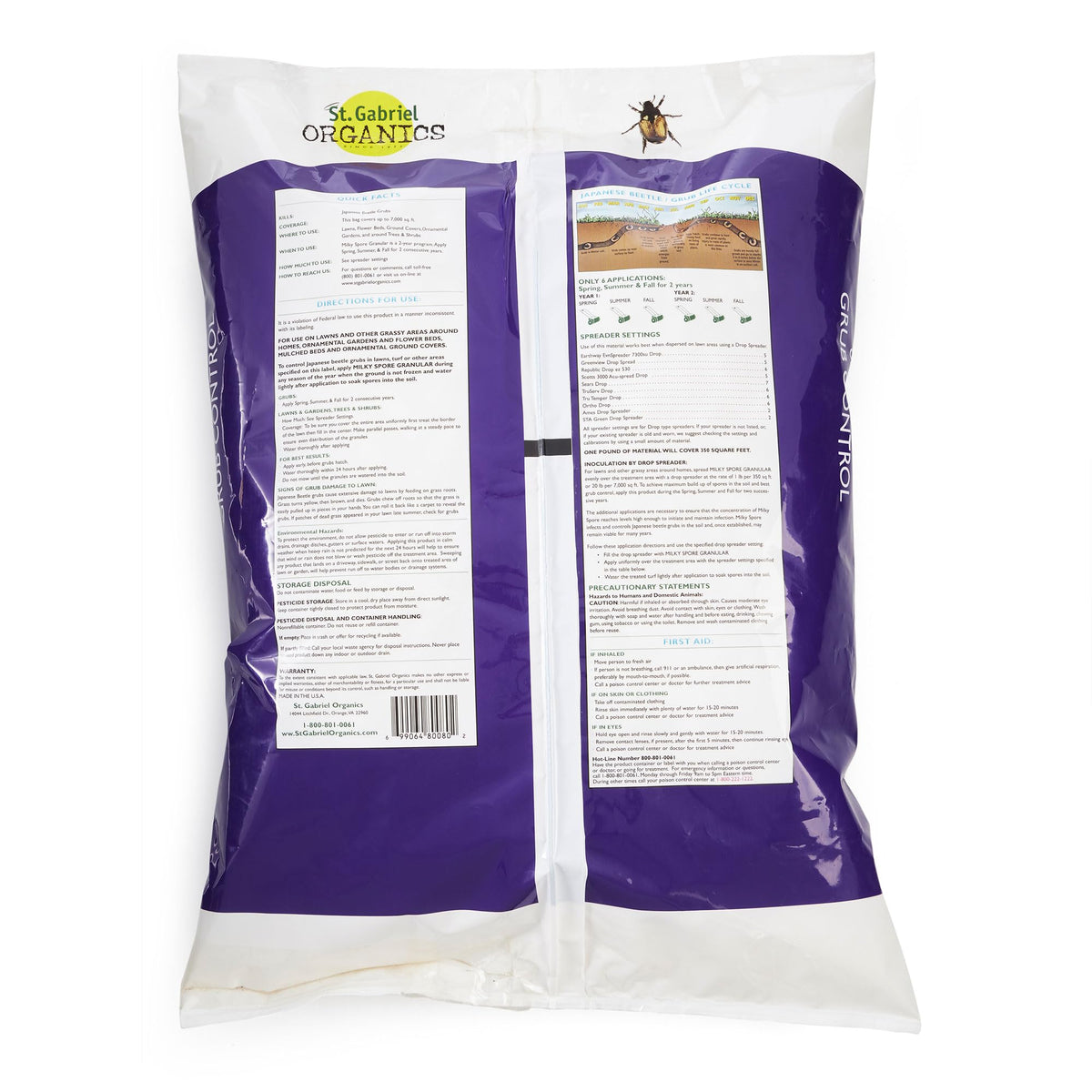 20 Pound Granular Japanese Beetle Grub Killer Q712427
