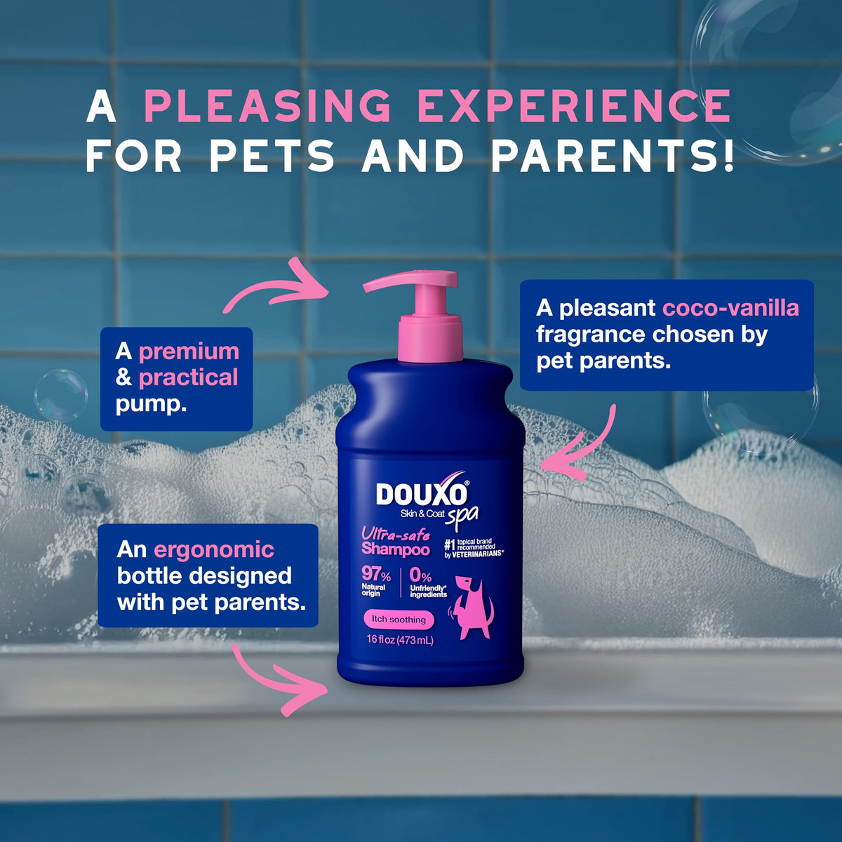 Dog Shampoo for Sensitive Skin, 16 fl oz G725383