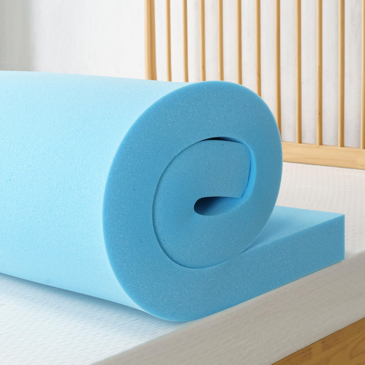 4 Inch Cooling Gel Memory Foam Mattress Topper, Twin N486958