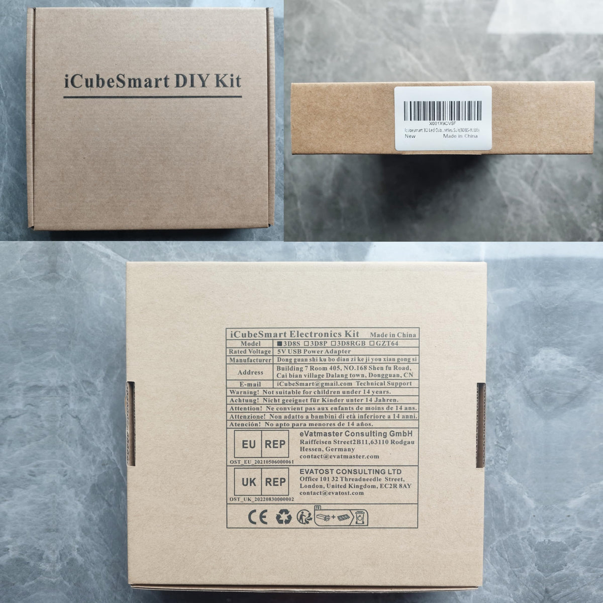 3D Led Cube DIY Electronics Kit 8x8x8 Led Cube DIY Soldering Project Kit G576