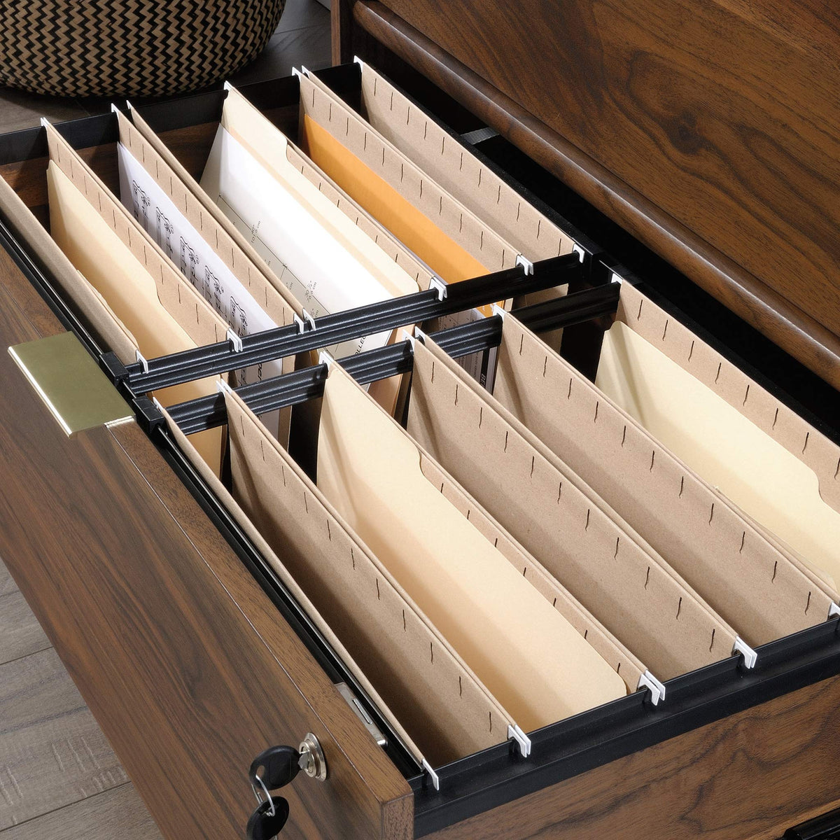 Lateral File, Grand Walnut J8508