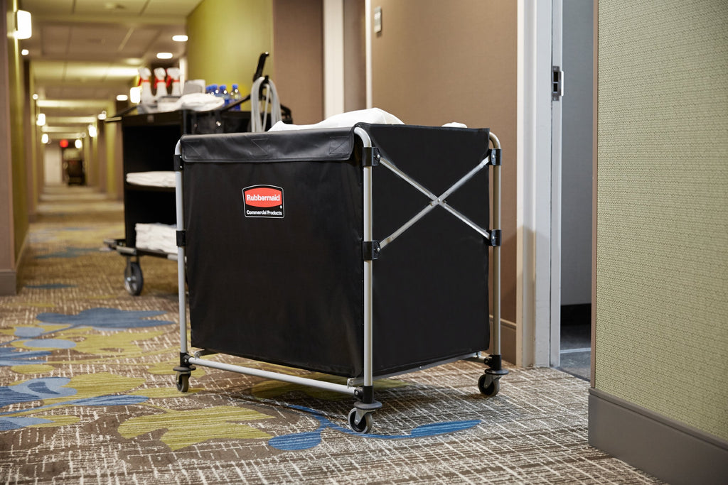 Black Steel Collapsible X Cart K277
