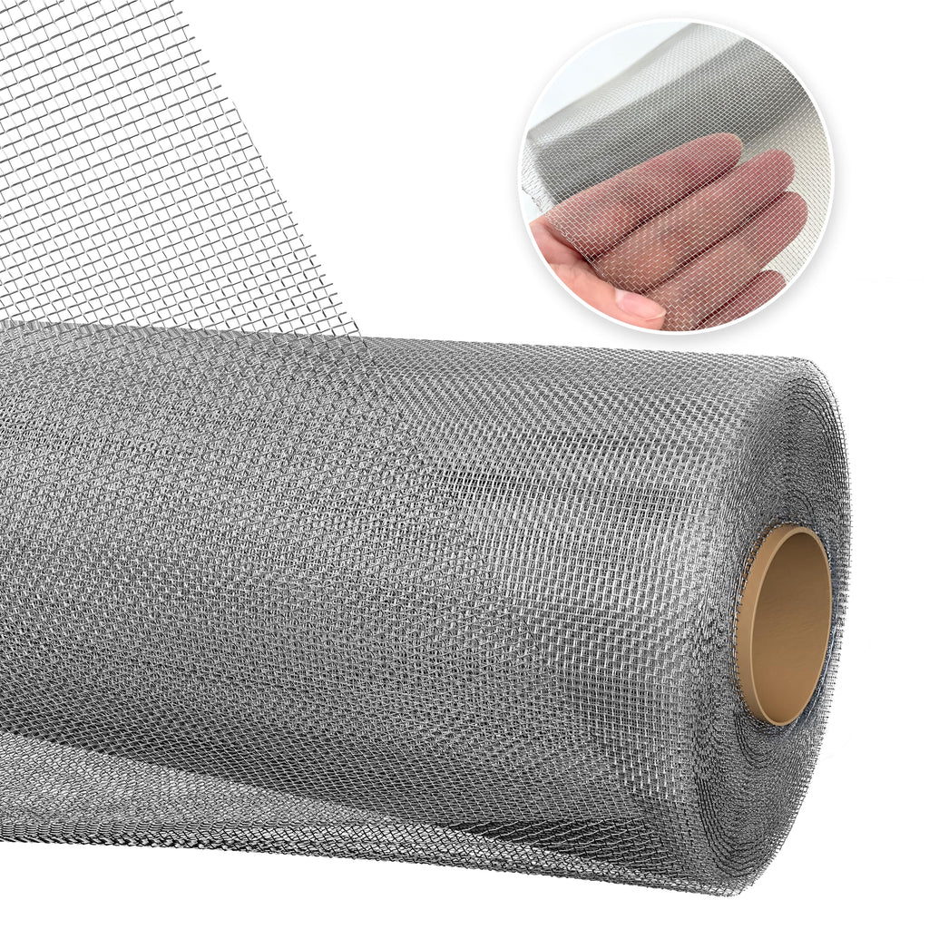 Stainless-Steel Wire Mesh Screen 50"x120" 30 Mesh N5459